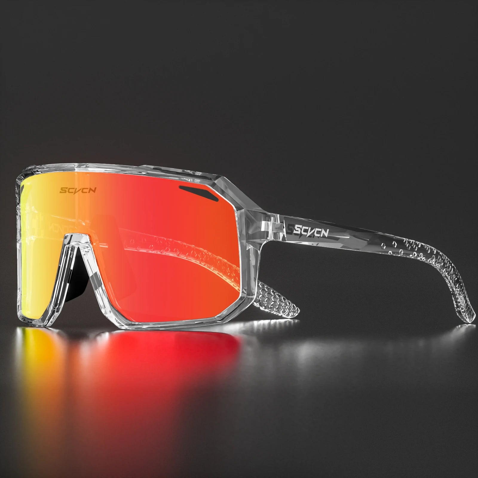 Photochromic Cycling Sunglasses — UV400 Protection, TR-90 Frame, Unisex Sports Eyewear