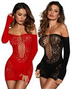 lingerie sexy hot erotic hot Babydoll Sexy  Lace HotErotic Langerie Plus Size Underwear Chemise Long sleeve intimates DRESS W358