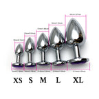 Metal Butt Plug Set – 5 Sizes