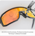 Photochromic Cycling Sunglasses — UV400 Protection, TR-90 Frame, Unisex Sports Eyewear