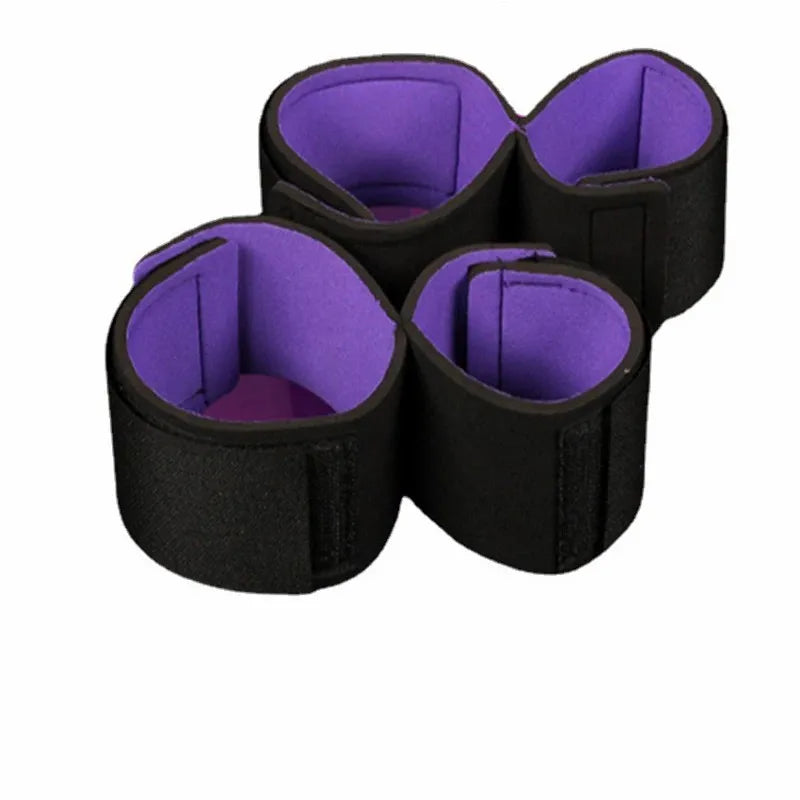 Soft Restraint Cuffs Set | Adjustable Handcuffs & Ankle Cuffs | BDSM Bondage Kit