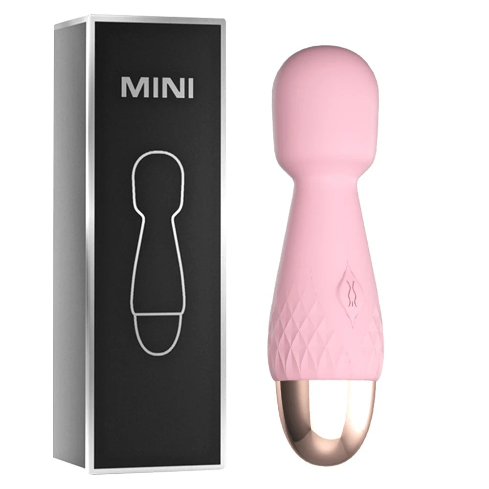 Mini AV Wand Vibrator for Women – G-Spot & Clitoral Stimulator