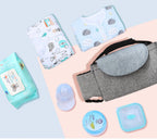 Insulated Diaper Bag with Bottle Warmer Pocket — Stroller-Ready Bag