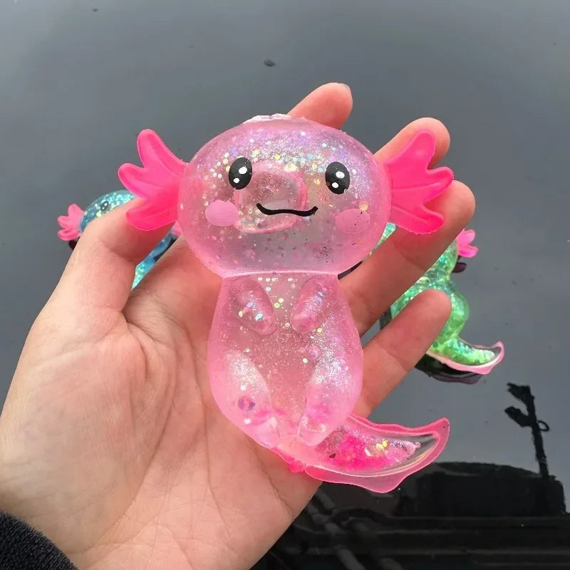 Squishy Axolotl Stress Toy — Slow-Rising Fidget Squish