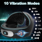 Vibrating Cock Ring Cockring Sex Toys for Men Couple Delay Ejaculation Chastity Testicles Massager Penis Vibrators for Adults 18