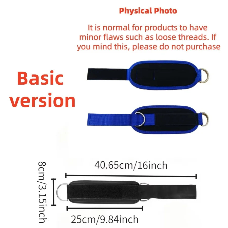 Padded Ankle Straps for Cable Machines