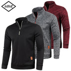 Men's Half-Zip Turtleneck Sweatshirt