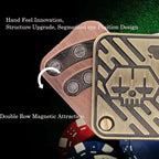 Metal Play Cards and Skull Push Slider EDC Fidget Toy