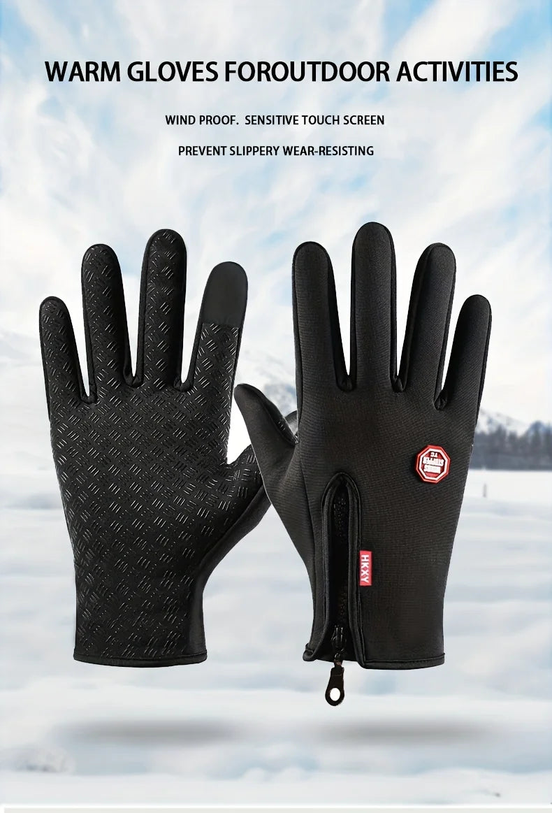 Windproof Touchscreen Winter Gloves