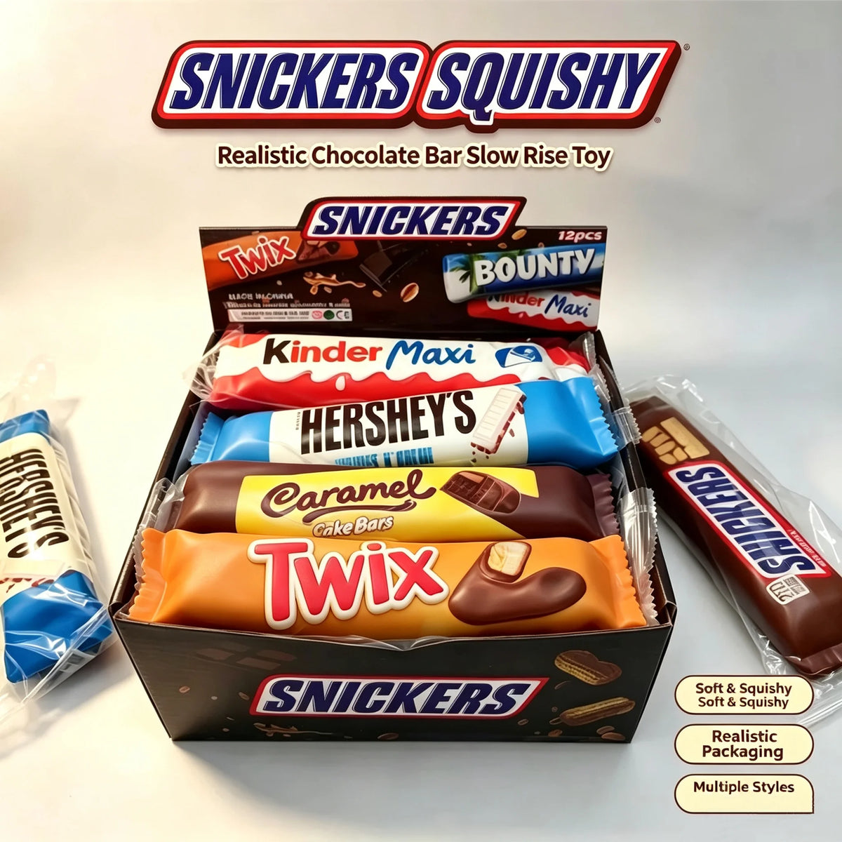 Chocolate Bar Squishy Fidget Toy - Mystery