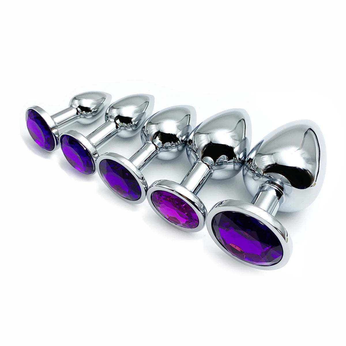 Metal Butt Plug Set – 5 Sizes