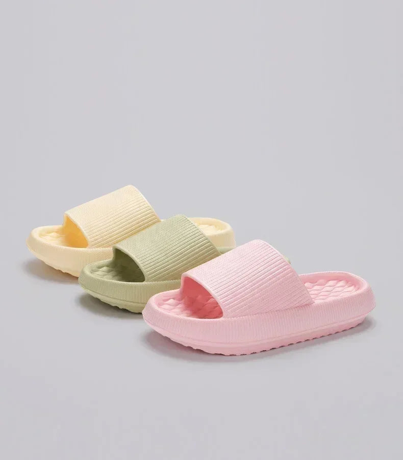 Women's Pillow Cloud Platform Slides — Thick Sole EVA Sandals