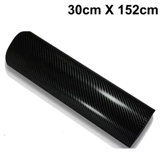 Gloss Black Carbon Fiber Vinyl Wrap