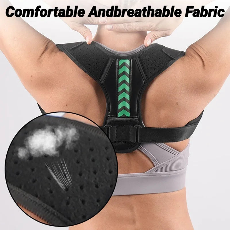 Adjustable Posture Corrector – Breathable Shoulder Support