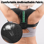 Adjustable Posture Corrector – Breathable Shoulder Support