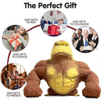 Squeeze & Chill Gorilla Stress Relief Toy – Music-Themed Slow Rebound Fidget