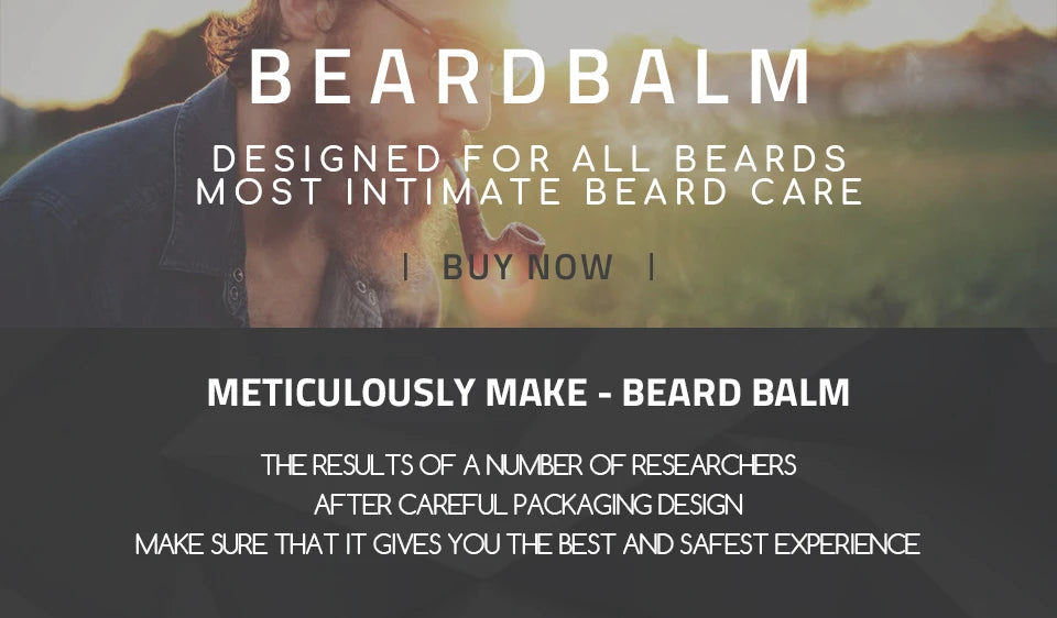 Natural Beard Balm & Growth Oil
