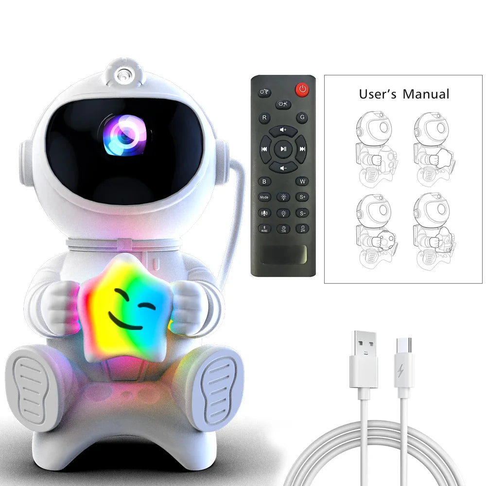 Astronaut Star Projector with Bluetooth Speaker