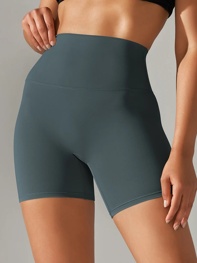Women's High-Waist Yoga Shorts | Squat-Proof & Quick-Dry