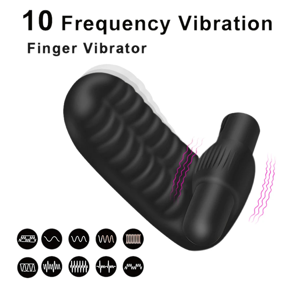 Finger Sleeve Vibrator – Wearable G-Spot & Clitoral Stimulator