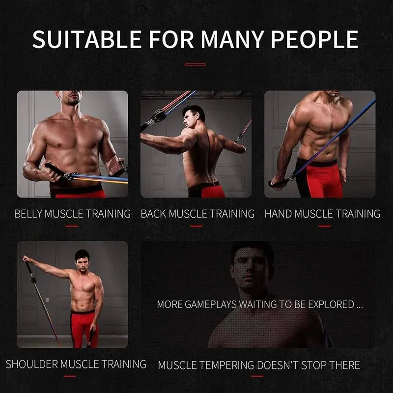 Resistance Bands with Handles – Home & Gym Strength Training Set