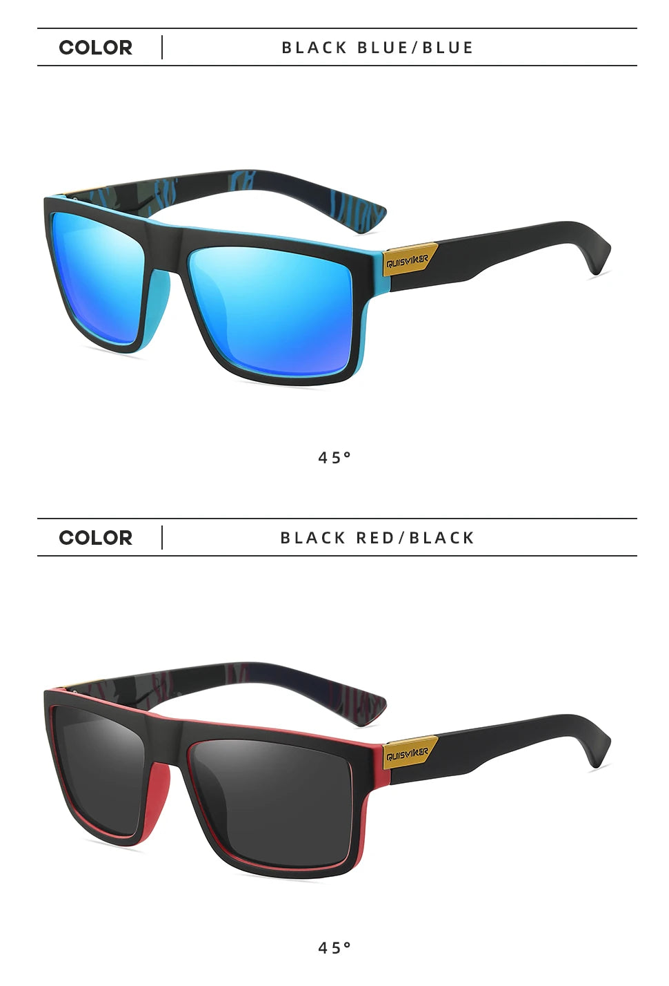 Polarized Sport Sunglasses – Anti-Glare UV400 Sport Shades for Men & Women