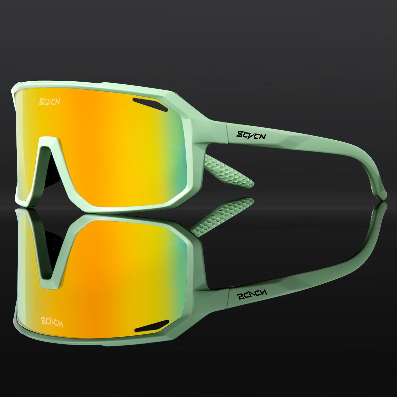 Photochromic Cycling Sunglasses — UV400 Protection, TR-90 Frame, Unisex Sports Eyewear