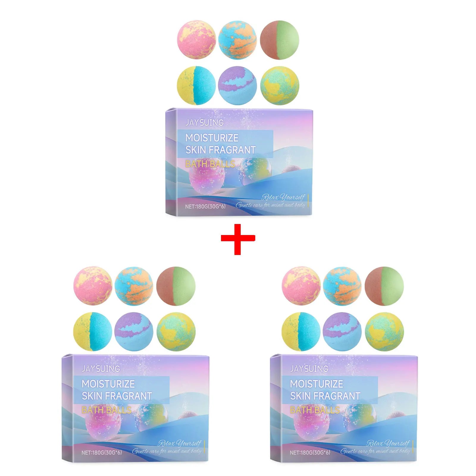 Aromatherapy Bath Bomb Gift Set | 6, 12 & 18 Piece Sets