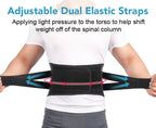 Back Brace for Lower Back Pain – 6-Stay Lumbar Support Belt