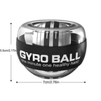 LED Gyro Wrist Power Ball — Auto-Start Arm & Grip Strength Trainer