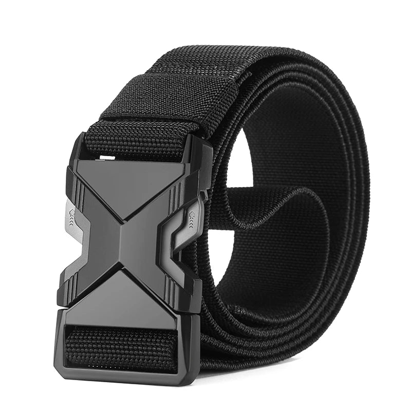 Men's Canvas Belt with Automatic Buckle — Casual, Everyday Style in 3 Colors