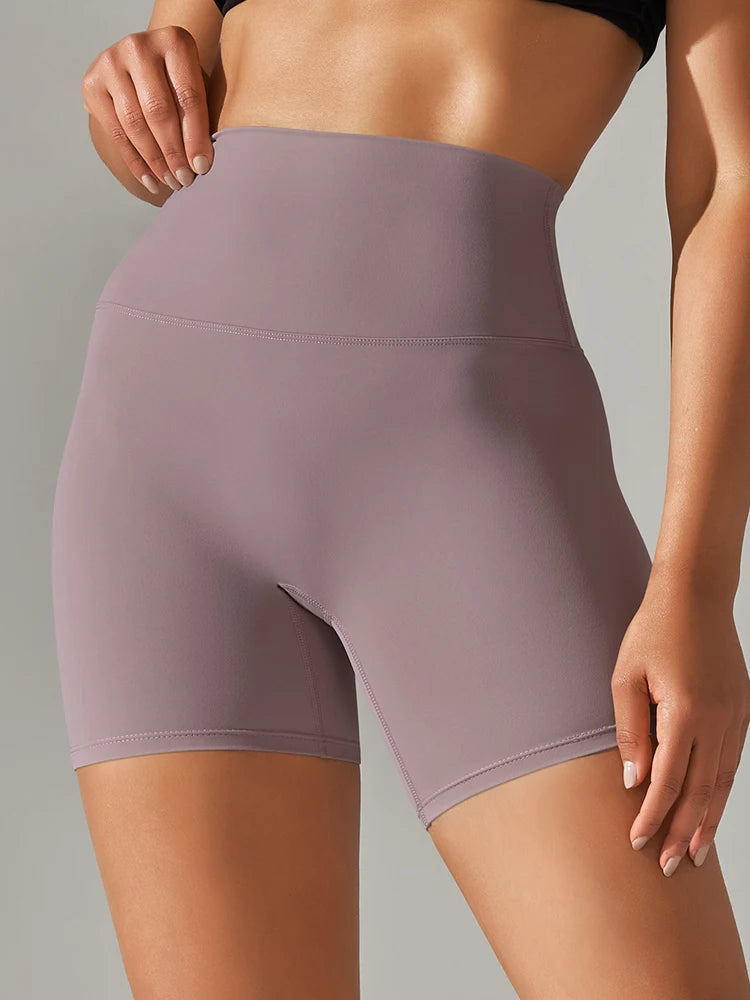 Women's High-Waist Yoga Shorts | Squat-Proof & Quick-Dry