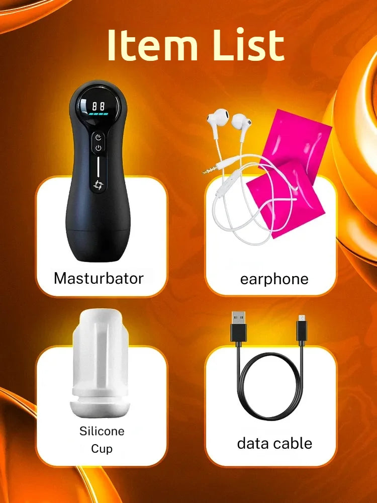 Sex Toys Automatic Male Masturbator Cup Sexy Voice Blowjob Vaginal Penetration Pocket Pussy Masturbator Toy Adults Goods for Man