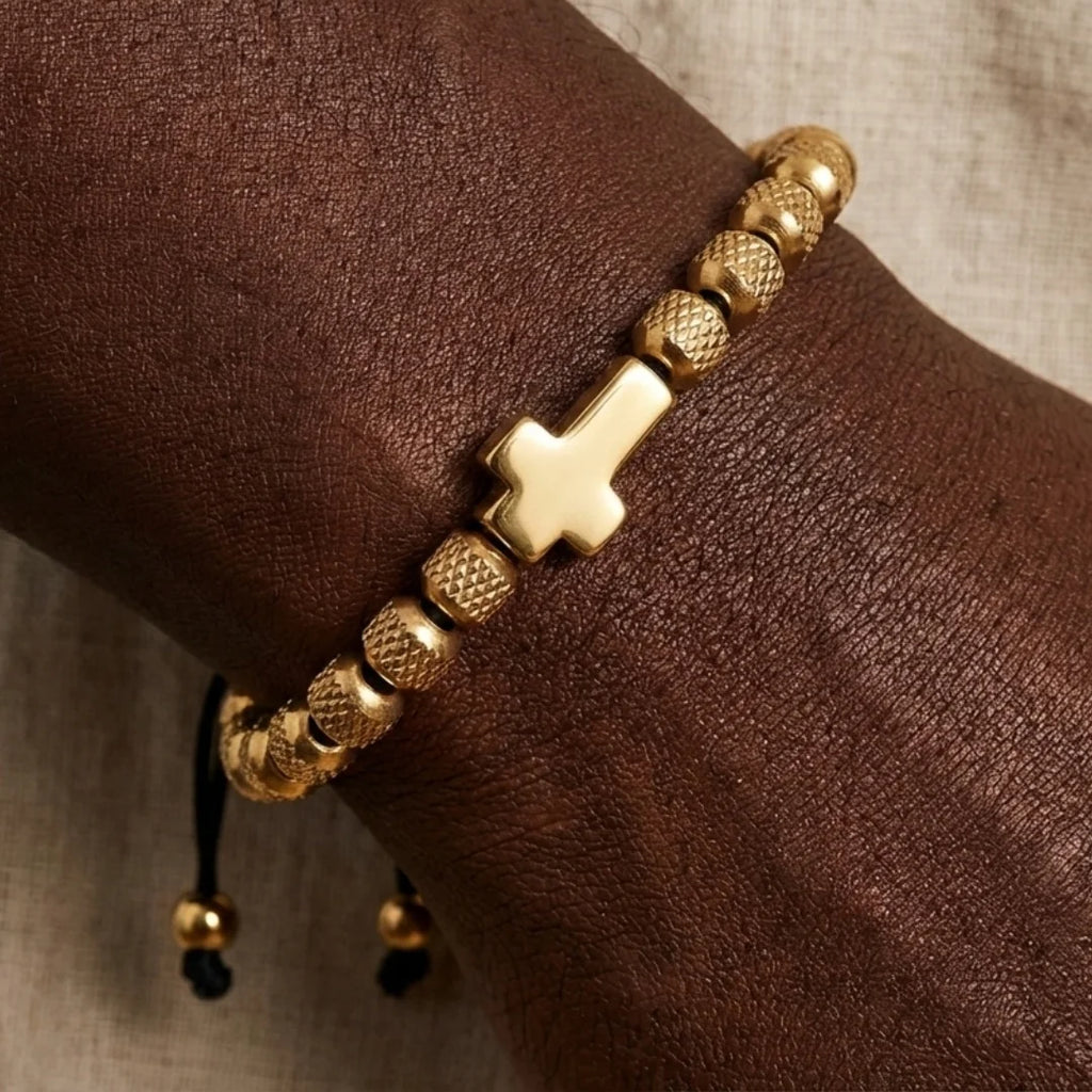 Charm Bracelet Cross Stainless Steel