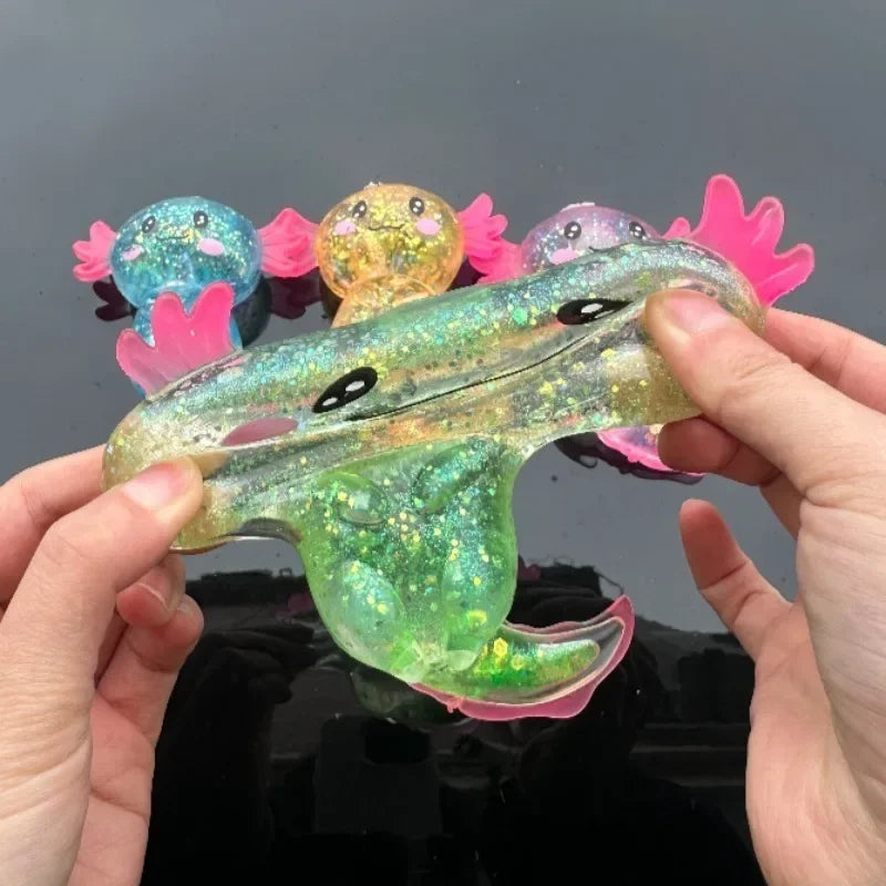 Squishy Axolotl Stress Toy — Slow-Rising Fidget Squish