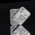 Metal Play Cards and Skull Push Slider EDC Fidget Toy