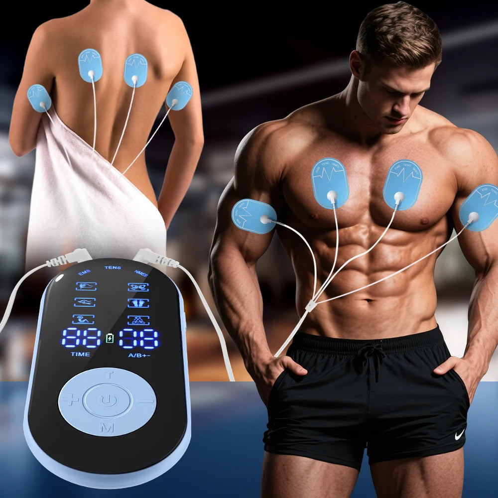 EMS Acupuncture Body Massage Stimulator
