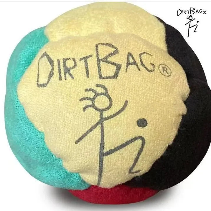 Dirtbag Classic Hacky Sack — Sand-Filled Synthetic Suede Shell Footbag | Single or 3-Pack Bundle