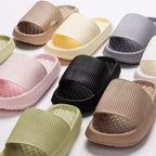 Women's Pillow Cloud Platform Slides — Thick Sole EVA Sandals