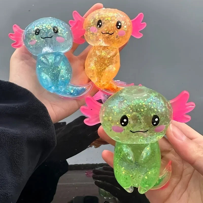 Squishy Axolotl Stress Toy — Slow-Rising Fidget Squish