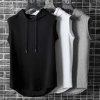 Men's Hooded Sleeveless Tank Top