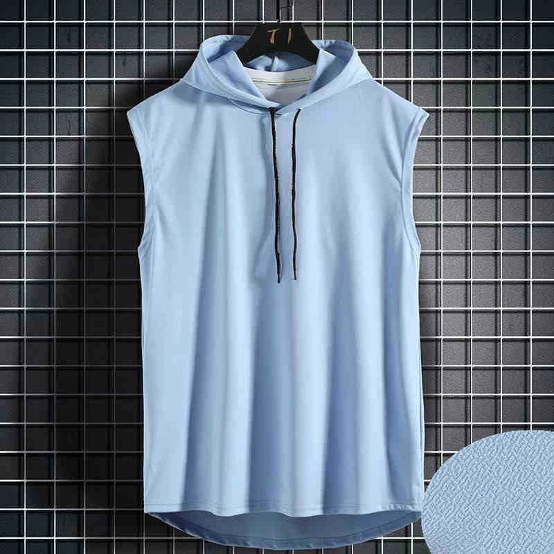 Men's Hooded Sleeveless Tank Top