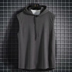 Men's Hooded Sleeveless Tank Top