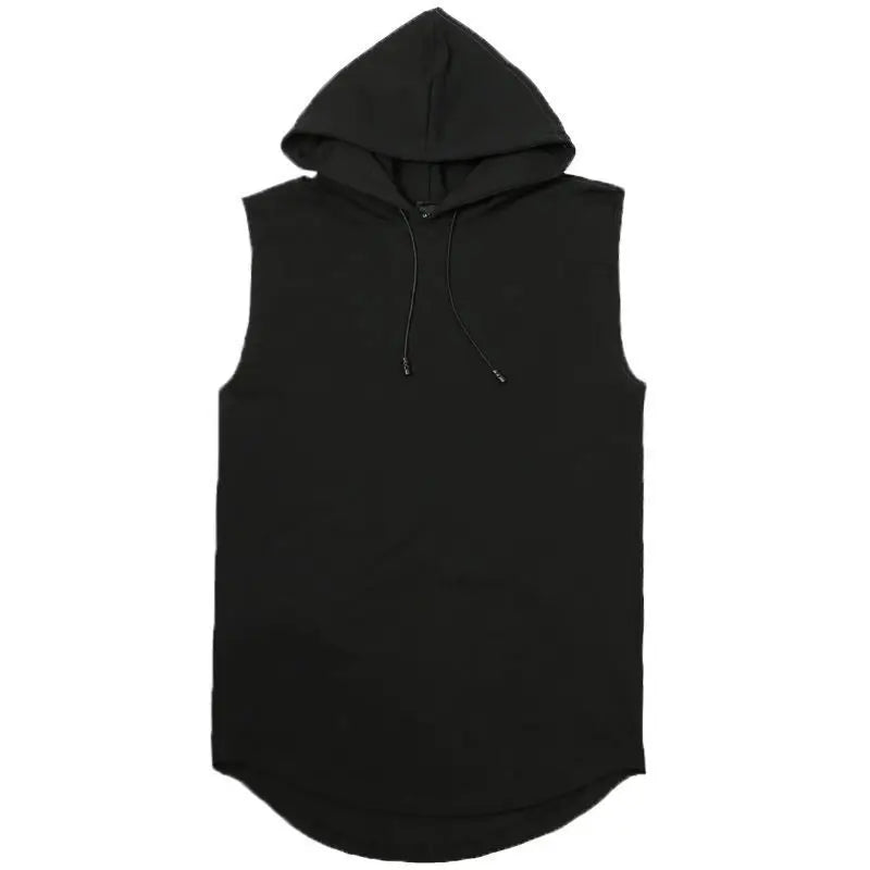 Men's Hooded Sleeveless Tank Top