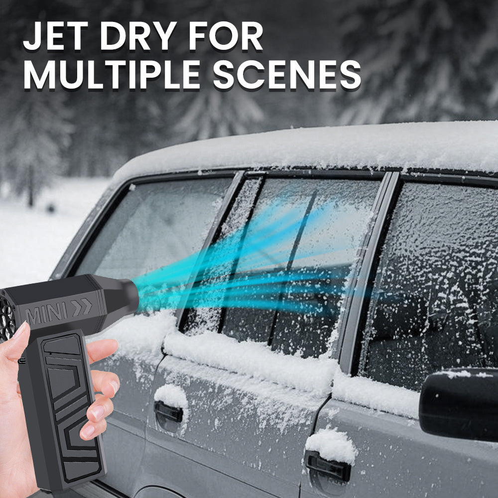 Mini Turbo Fan & Electric Air Duster | 130,000 RPM Wireless Jet Blower